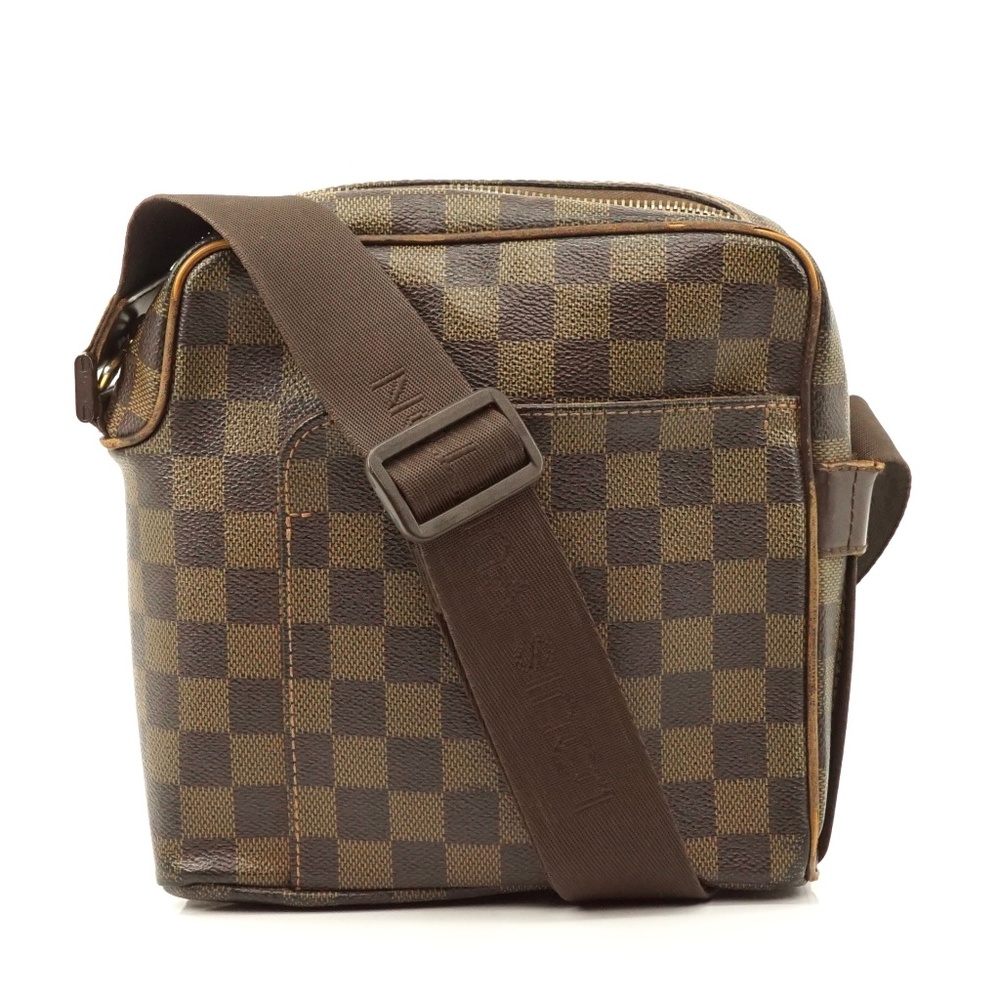 Auth Louis Vuitton Olav Pm Ebene Damier #2577L22 - Picture 1 of 7